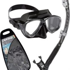 Specials Cressi Marea Alpha Ultra Dry Mask & Snorkel Set Black