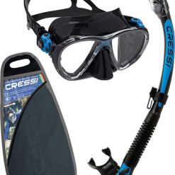 Specials Cressi Big Eyes Evolution Alpha Ultra Dry Mask & Snorkel Set Black/Blue