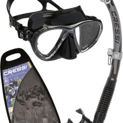 Specials Cressi Big Eyes Evolution Alpha Ultra Dry Mask & Snorkel Set Black/Black