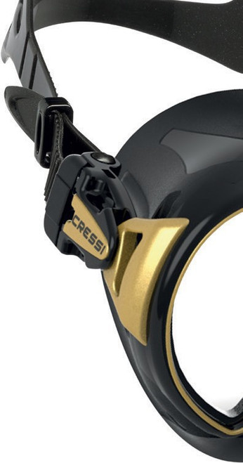 Masks Cressi Zeus Dive Mask Black/Black Frame Iridium Lens 4 Masks Cressi Zeus Dive Mask Black/Black Frame Iridium Lens - Image 4