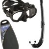 Specials Cressi Action Free Mask & Snorkel Set Black