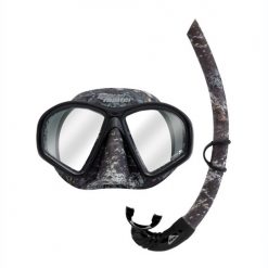 Specials Ocean Hunter Phantom Camo Mottled Mask & Snorkel Set