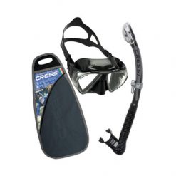 Specials Cressi Penta + Alpha Mask Snorkel Set Black