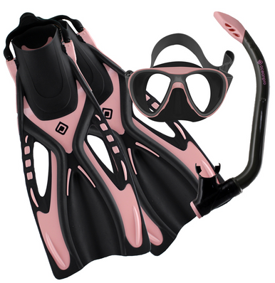 Kids Sets Ocean Pro Bondi Junior Mask Snorkel Fin Set Pink 1 Kids Sets Ocean Pro Bondi Junior Mask Snorkel Fin Set Pink