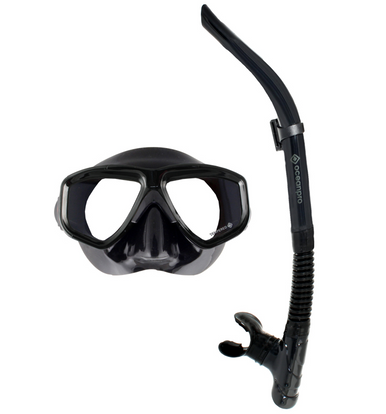 Specials Ocean Pro Eclipse Mask & Snorkel Set Black/Black 1 Specials Ocean Pro Eclipse Mask & Snorkel Set Black/Black