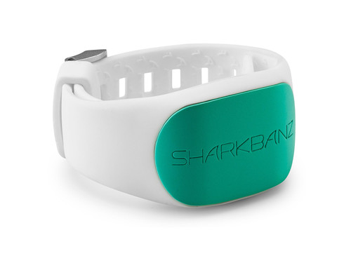 Safety Gear Sharkbanz 2 White/Seafoam 1 Safety Gear Sharkbanz 2 White/Seafoam
