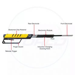 Safety Gear Ocean Guardian ESPEAR - Ocean Blue With Holster -Dive & Spear Sales features watermark 34249.1654046213