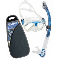 Specials Cressi Penta + Alpha Mask Snorkel Set Blue
