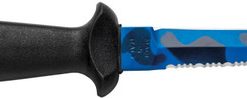 Knives Mac Coltellerie Sub 11 D/2 Blue Camo Dive Knife
